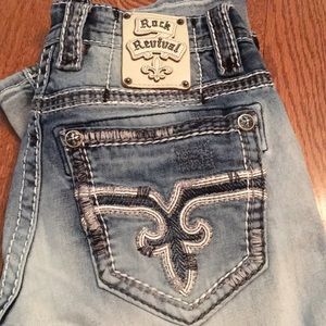 Rock Revival Distressed Denim